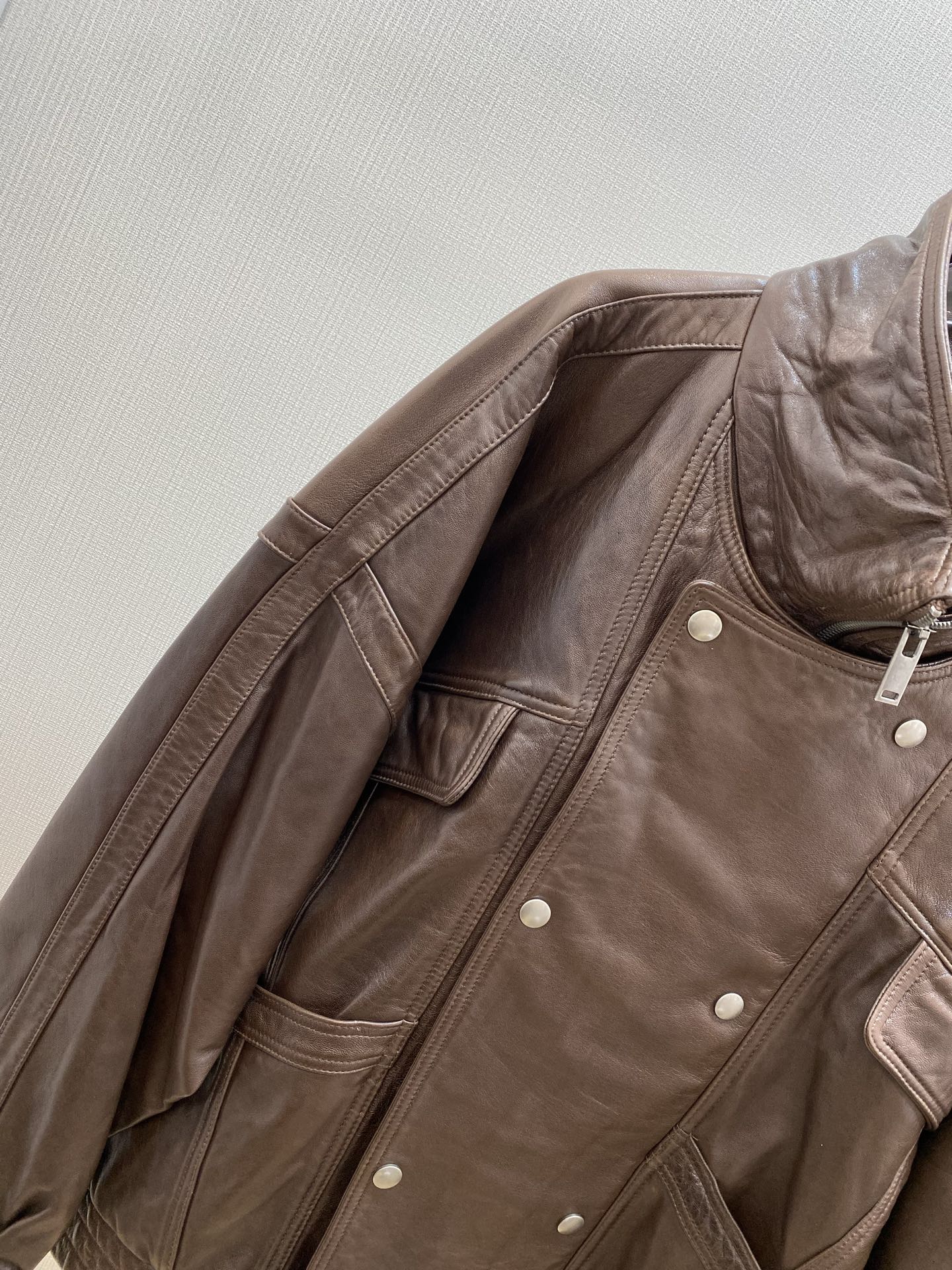 YSL 25S LEATHER JACKET STYLE 165