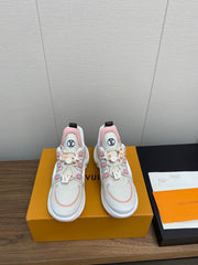 LV ARCHLIGHT SNEAKER BEIGE MIX LIGHT PINK