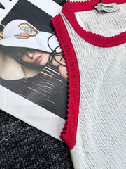 MIUMIU SLEEVELESS KNIT DRESS STYLE 633