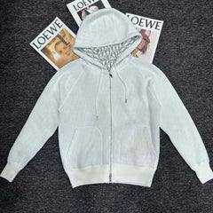DIOR 25S HOODED KNIT JACKET STYLE 370