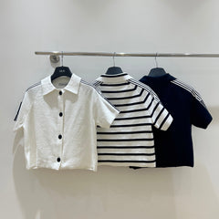 Dior Polo T-Shirt Croptop Cotton 232681