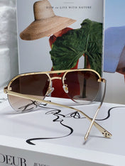 PANTHÈRE AVIATOR FRAME SUNGLASSES 562065 IN METAL