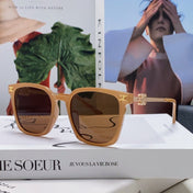 TRIOMPHE SUNGLASS 497816 IN NUDE METAL