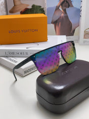 WAIMEA SUNGLASSES 581361 IN MULTICOLOR ACETATE MONOGRAM ON LENS