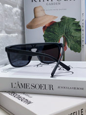 WAIMEA SUNGLASSES 581362 IN BLACK ACETATE MONOGRAM ON LENS