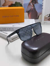 WAIMEA SUNGLASSES 581362 IN BLACK ACETATE MONOGRAM ON LENS