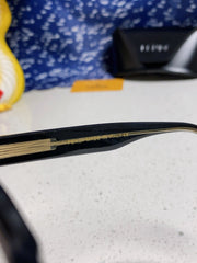 DIAGONAL ROUND FRAME SUNGLASSES 566718 IN ACETATE