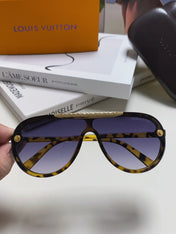 BLACKWOOD SUNGLASSES 567459 IN YELLOW HAVANA ACETATE GOLD METAL