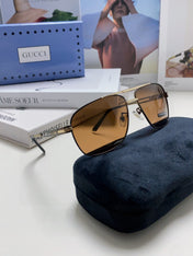 NAVIGATOR FRAME SUNGLASSES 570256 IN METAL