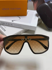 WAIMEA SUNGLASSES 570267 IN BROWN ACETATE MONOGRAM ON LENS