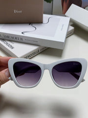 BOBBY B1U SUNGLASS 571589 IN WHITE ACETATE GREY SMOKE LENSES