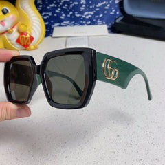 SQUARE FRAME SUNGLASSES 573303 IN ACETATE EMBOSSED LOGO