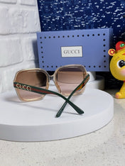 SQUARE FRAME SUNGLASSES 573309 IN ACETATE EMBOSSED LOGO