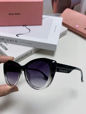 GLIMPSE SUNGLASSES 576813 IN BLACK AND CLEAR ACETATE