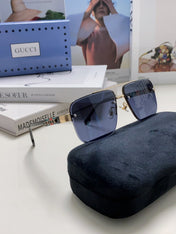 RECTANGULAR FRAME SUNGLASSES 576873 IN METAL