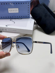 SQUARE FRAME SUNGLASSES 576880 IN METAL