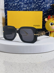 OVERSIZES FF DIAMONDS SQUARE SUNGLASSES 551639 IN ACETATE