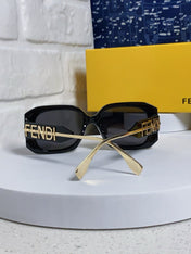 OVERSIZES FF DIAMONDS SQUARE SUNGLASSES 551639 IN ACETATE