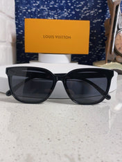 CAT EYE SUNGLASSES 571652 IN BLACK ACETATE