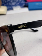 SQUARE FRAME SUNGLASSES 575854 IN BLACK ACETATE