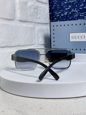 SQUARE FRAME SUNGLASSES 576906 IN METAL