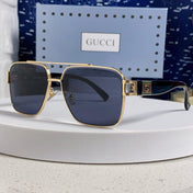 SQUARE FRAME SUNGLASSES 576906 IN METAL