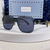 SQUARE FRAME SUNGLASSES 576906 IN METAL