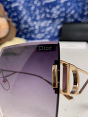 30MONTAIGNE S7U SUNGLASS 578109 IN GOLD METAL GREY SMOKE LENSES