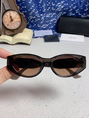 MONTAIGNE SUNGLASS 578112 IN BROWN ACETATE