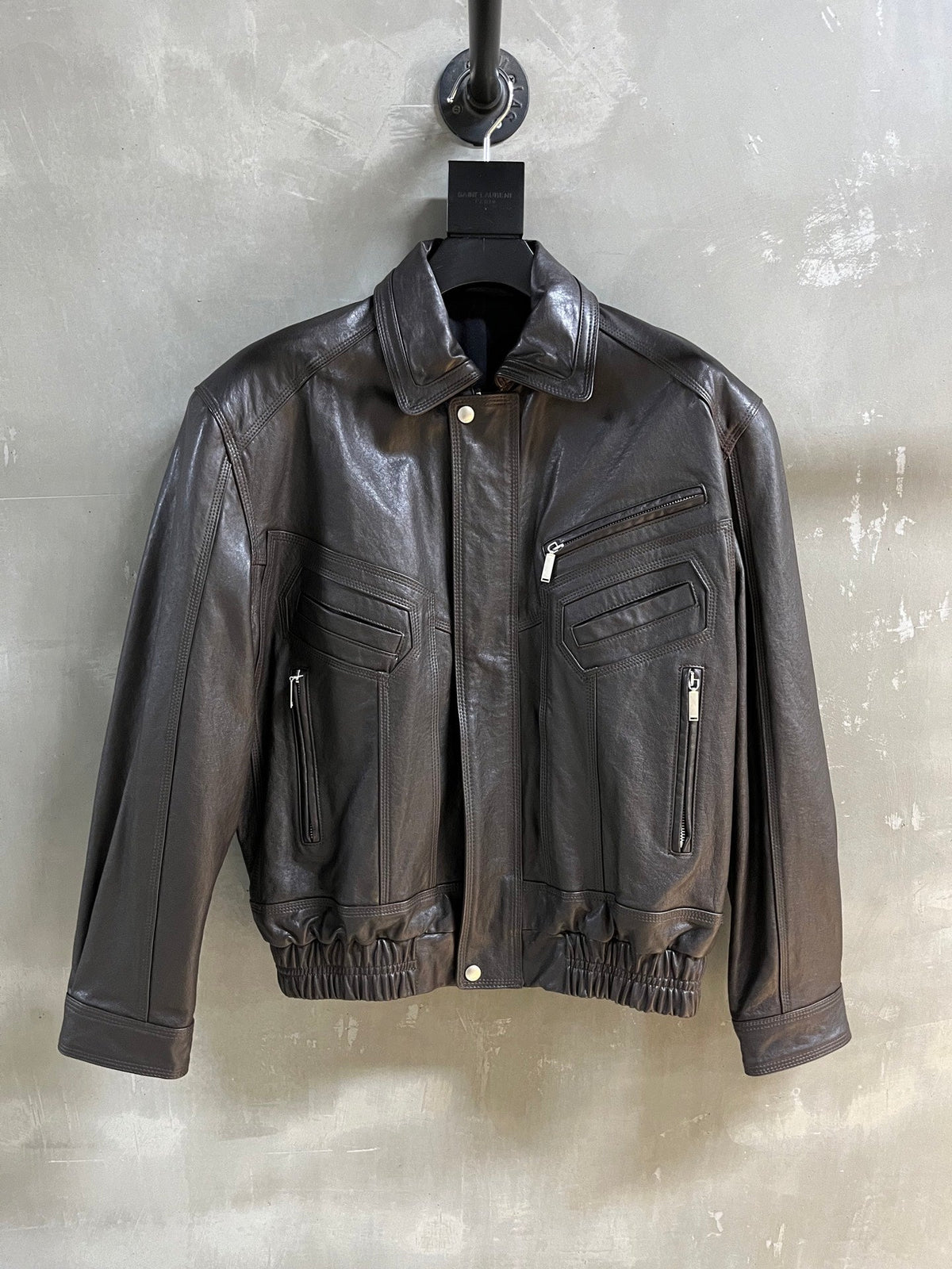 YSL 25S LEATHER JACKET STYLE 220