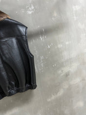 YSL 25S LEATHER VEST STYLE 144