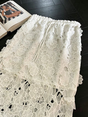 ZIMMERMANN 26S LACE MIDI SKIRT STYLE 14