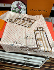 LV SCARF 90 CM IN SILK 719908