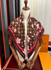 LV SCARF 90 CM IN SILK 723121