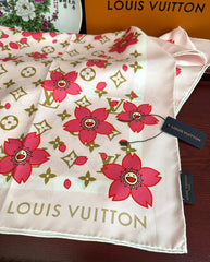 LV SCARF 90 CM IN SILK 723123
