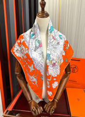 HERMES 25S SCARF 90 IN SILK 724702