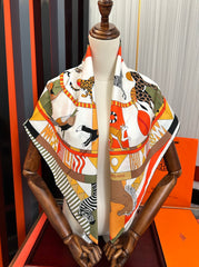 HERMES 25S SCARF 90 IN SILK 006