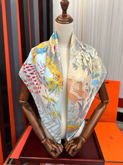 HERMES 25S SCARF 90 IN SILK 727408