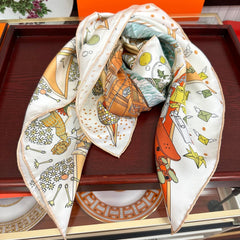 HERMES 25S SCARF 90 IN SILK 730533