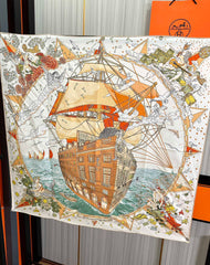 HERMES 25S SCARF 90 IN SILK 730533