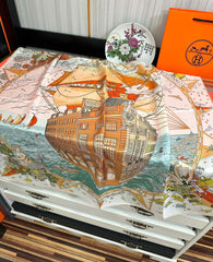 HERMES 25S SCARF 90 IN SILK 730533