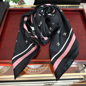CHANEL 25S SCARF 90 IN SILK 730537