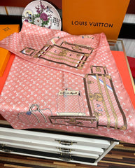 LV SCARF 90 CM IN SILK 733840