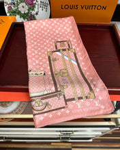 LV SCARF 90 CM IN SILK 733840