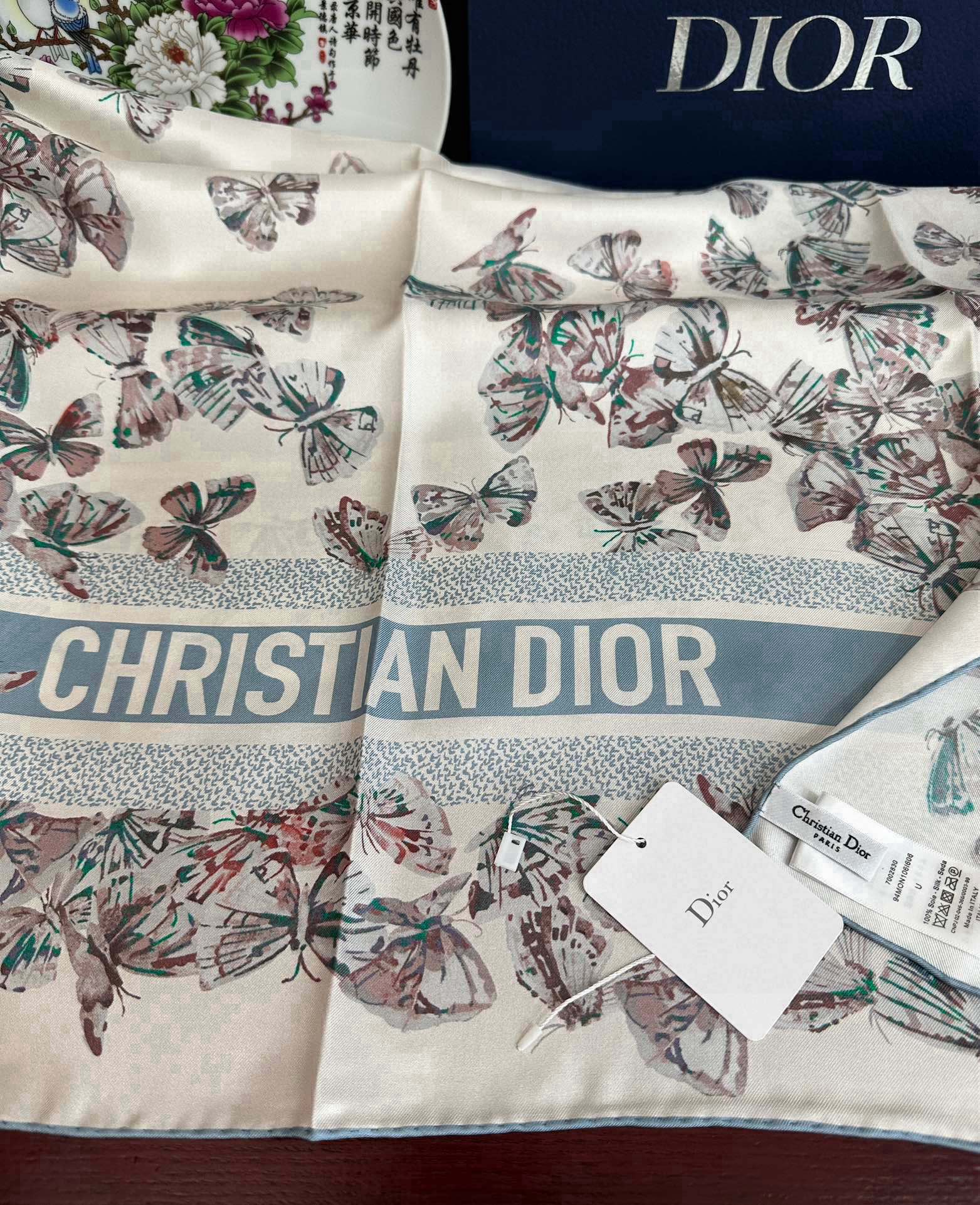 DIOR SCARF 90 CM IN SILK 733844