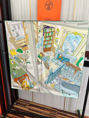 HERMES 25S SCARF 90 IN SILK 733849