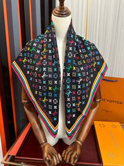 LV SCARF 90 CM IN SILK 07