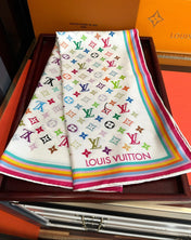 LV SCARF 90 CM IN SILK 06