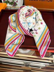LV SCARF 90 CM IN SILK 06
