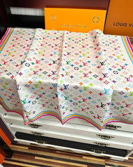 LV SCARF 90 CM IN SILK 06